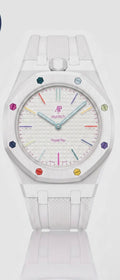White AP x Swatch Royal Pop Bracelet