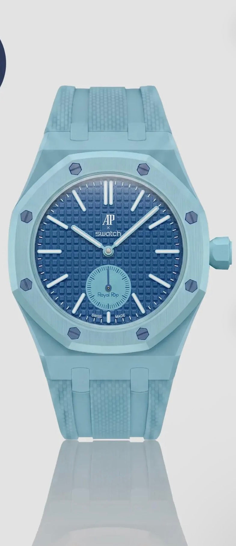 Blue AP x Swatch Royal Pop Bracelet